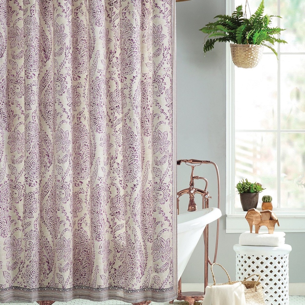 Jessica Simpson Jacky Paisley Shower Curtain
